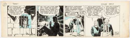 Caniff, Milton | Milton Caniff Terry and the Pirates Daily Comic Strip Original Art dated 11-14-36 (Chicago Tribune/ N.Y. News Synd... | Heritage