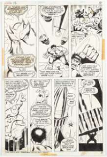 Buscema, Sal | Sal Buscema and Jack Abel The Defenders #12 Story Page 18 Original Art (Marvel, 1974).... | Heritage