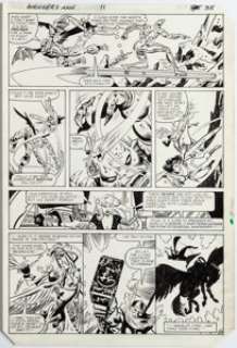 Milgrom, Al | Al Milgrom and "Crew" The Avengers Annual #11 Story Page 29 Original Art (Marvel, 1982).... | Heritage