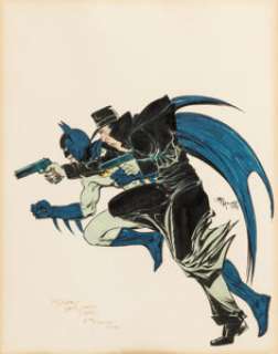 Kaluta, Michael | Michael Kaluta - Batman and The Shadow Illustration Original Art (1984).... | Heritage