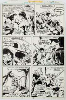 Buscema, John | John Buscema and Klaus Janson Tarzan #16 Story Page 16 Original Art (Marvel, 1978).... | Heritage