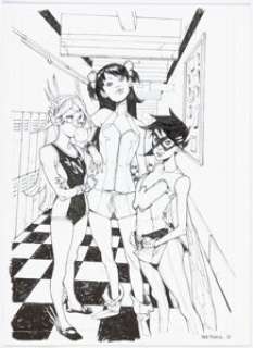 Pichelli, Sara - Sara Pichelli Marvel Her-oes #4 Cover Original Art (Marvel, 2010)....