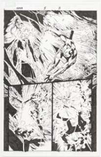 Marvel Artist - Wellington Alves and Scott Hanna Nova #8 Story Page 8 Original Art (Marvel, 2008)....