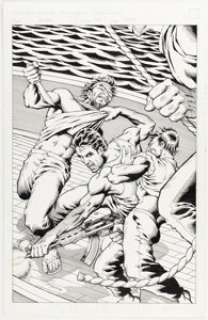 Jaaska, Bill - Bill Jaaska Sable #12 Cover Original Art (First, 1989)....