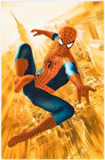 Mayhew, Mike - Mike Mayhew - Spider-Man Specialty Painting Original Art (undated)....