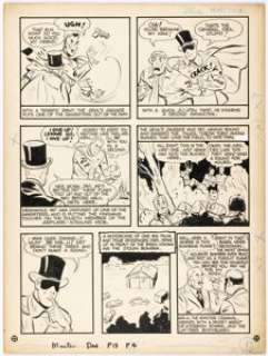 Battefield, Ken - Ken Battefield Master Comics #9 Story Page 13 Original Art (Fawcett, 1940). ...