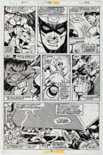 Pollard, Keith | Keith Pollard and Bob Wiacek The Inhumans #12 Story Page 12 Hulk Original Art (Marvel, 1977).... | Heritage