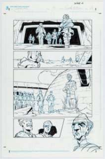 Hepburn, Scott - Scott Hepburn and Dan Parsons Star Wars The Clone Wars #9 Story Page 21 Original Art (Dark Horse, 2009)....