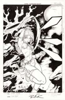 Dave Bullock and Mark Irwin - Exiles #5 Cover Original Art (Marvel, 2009)....