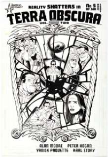 Yanick Paquette and Karl Story - Terra Obscura V2#5 Cover Original Art (DC/America‘s Best Comics, 2005)....
