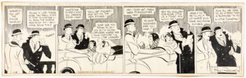 Paul Robinson - Etta Kent Daily Comic Strip Original Art dated 1-13-1930 (Central Press Associates, 1930)....