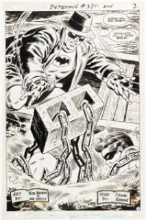Bob Brown And Joe Giella | Detective Comics #381 Splash Page 2 Original Art (DC, 1980).... | Heritage