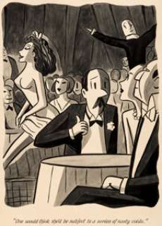 Peter Arno - Single Panel Gag Cartoon Illustration Original Art (undated). | Heritage