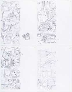 Richard Bennett Ghost in the Shell Storyboards Original Art Group of 9 (Paramount Pictures, 2017). (Total: 9 Original Art)