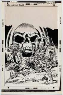 Tom Palmer [Gil Kane lightboxed] War Is Hell #12 Cover Original Art (Marvel, 1975). | Heritage