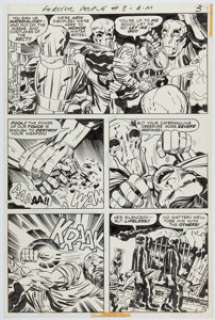 Jack Kirby and Mike Royer Forever People #8 Story Page 3 Original Art (DC, 1972). | Heritage