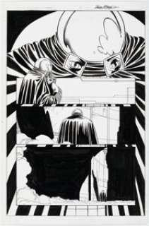 Lee Weeks and Bob McLeod Spider-Man: The Mysterio Manifesto #3 Story Page 23 Original Art (Marvel, 2001).