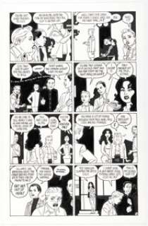Jaime Hernandez Love and Rockets Vol. 2 #1 Story Page 11 Maggie and Vivian Original Art (Fantagraphics, 2001). | Heritage