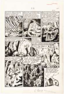 Graham Ingels Vault of Horror #14 "Rats Have Sharp Teeth!" Story Page 6 Original Art (EC, 1950). | Heritage