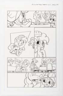 Agnes Garbowska My Little Pony: Friends Forever #27 Story Page 18 Original Art (IDW, 2016).