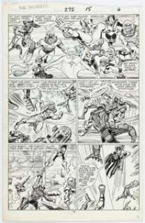 John Buscema and Tom Palmer The Avengers #272 Story Page 11 Alpha Flight Original Art (Marvel, 1986). | Heritage
