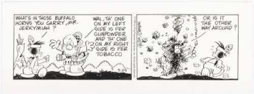 Mel Casson Redeye Daily Comic Strip Original Art dated 5-29-95 (King Features Syndicate, 1995).