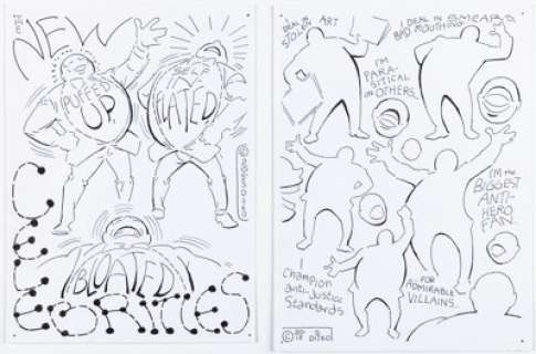 Steve Ditko #22 #22 Complete 2-Page Story Original Art (Robin Snyder and Steve Ditko, 2015). (Total: 2 Original Art) | Heritage