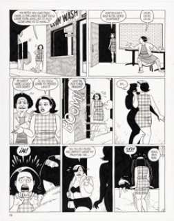 Jaime Hernandez Love and Rockets #44 Story Page 11 Maggie Original Art (Fantagraphics, 1994). | Heritage