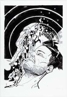 Michael Ivan Out of Body #1 Variant Cover Original Art (AfterShock, 2021).