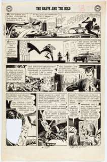 Joe Kubert The Brave and the Bold #36 Hawkman Story Page 3 Original Art (DC, 1961). | Heritage