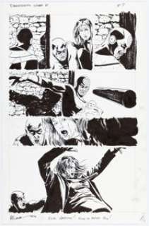 Michael Lark What If Karen Page Had Lived? #1 Story Page 7 Original Art (Marvel, 2005).