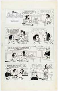 John Stanley and Irving Tripp Marge‘s Little Lulu #128 Story Page 1 Original Art (Dell, 1959).