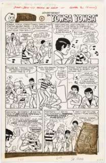 Dan DeCarlo - Hostess Twinkies Ad Complete 1-Page Story Original Art (Archie, 1977). (Total: 3 Items) | Heritage