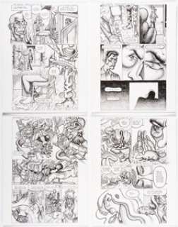 Matt Lesniewski Crimson Flower #4 Complete 20-Page Story Original Art (Dark Horse, 2021). (Total: 20 Original Art) | Heritage