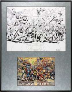 Jerry Ordway, Will Blyberg, and others Maximum Security #3 Double Splash Pages 2-3 Original Art (Marvel, 2001). | Heritage