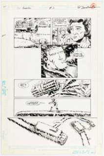 Denys Cowan and Rick Magyar The Question #3 Story Page 21 Original Art (DC, 1987). | Heritage