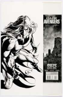 Mike Deodato Jr. Dark Avengers #13 Cover Original Art (Marvel, 2010). | Heritage