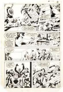 Jack Kirby and Greg Theakston DC Comics Presents #84 Story Page 15 Original Art (DC, 1985). (Total: 2 Original Art) | Heritage