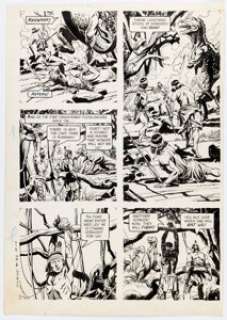 Giovanni Ticci and Alberto Giolitti Turok, Son of Stone #32 Story Page Original Art (Gold Key, 1963). | Heritage