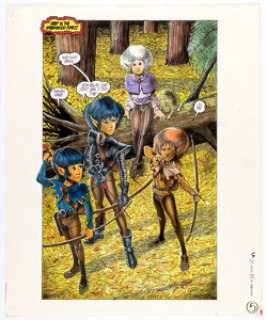 Barry Blair Elflord #16 Splash Page 5 Original Art (Aircel Publishing, 1988).