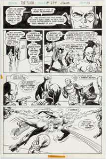 Irv Novick and Tex Blaisdell The Flash #234 Story Page 9 Original Art (DC, 1975). | Heritage