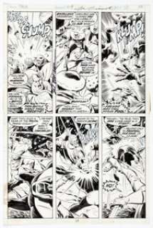Sal Buscema and Jim Mooney Thor #214 Story Page 12 Original Art (Marvel, 1973). | Heritage