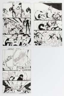 Christopher Jones and Terry Beatty The Batman Strikes! #32 Story Pages Original Art Group of 3 (DC, 2007). (Total: 3 Original Art)