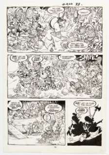 Sergio Aragonés Groo the Wanderer #33 Story Pages 15 Original Art (Marvel, 1987). | Heritage