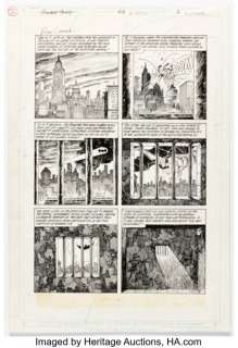 Rick Veitch and Alfredo Alcala Swamp Thing #66 Batman Story Page 1 Original Art (DC, 1987). | Heritage