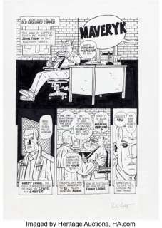 Paul Grist Jack Staff #3 Story Page 9 Original Art (Image, 2003).