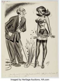 Bill Ward Romp July-1961 Single Panel Gag Cartoon Illustration Original Art (Humorama, 1961). | Heritage