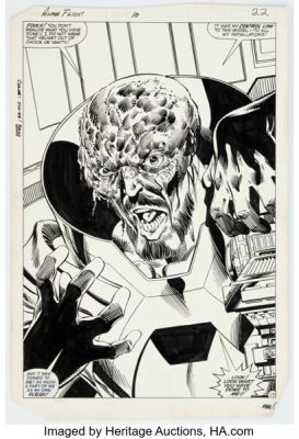 John Byrne and Bob Wiacek Alpha Flight #16 Splash Page 17 Original Art (Marvel, 1984). | Heritage