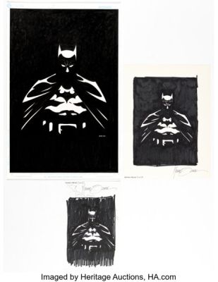 Mike Zeck - Batman Illustration and Preliminaries Original Art Group of 3 (undated). (Total: 3 Original Art) | Heritage