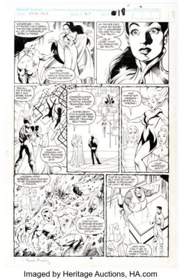 Alan Davis and Mark Farmer Excalibur #47 Story Page 14 Original Art (Marvel, 1992). | Heritage